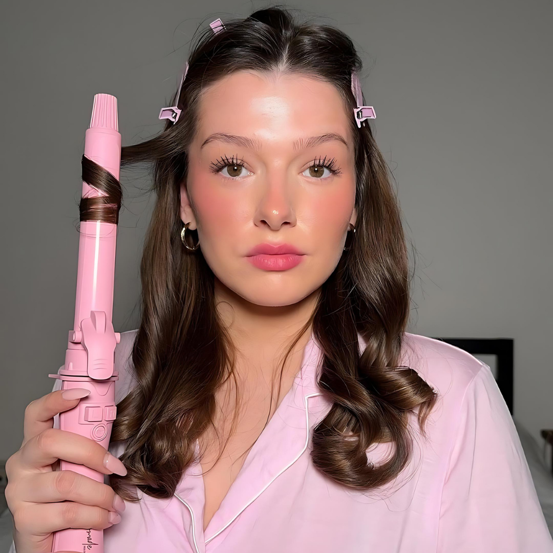 Rotating Hair Curling Iron