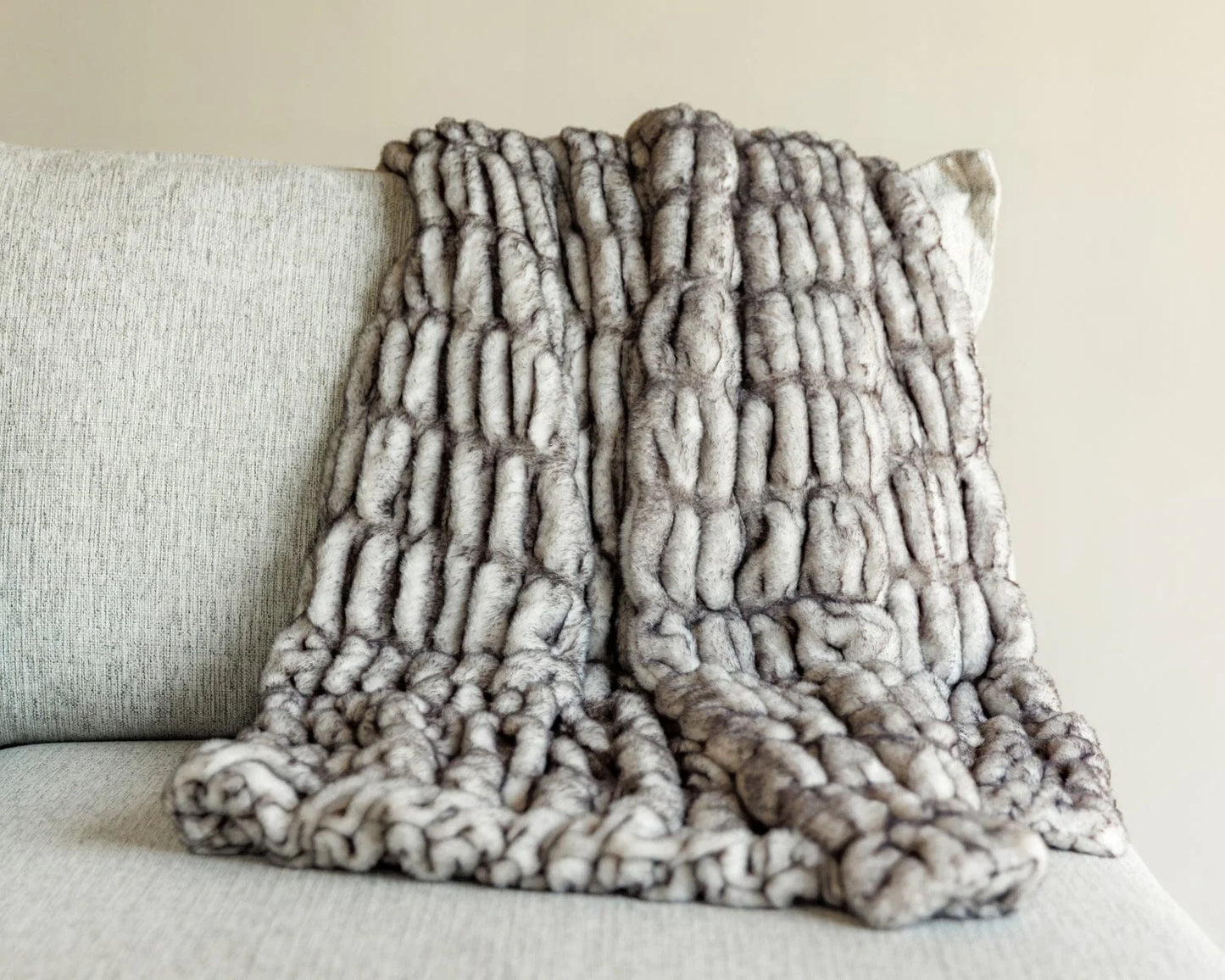 Ash Grey Plush Blanket