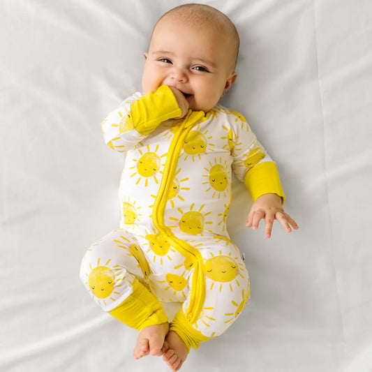 Banana Yellow Zipped PJs